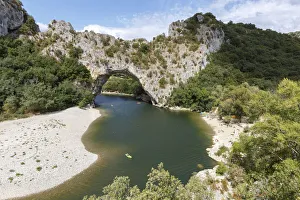 Ardeche Prints: Ardeche. Belvedere des Gorges. Gorges de L ardeche, France