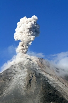Arenal Prints: Arenal Volcano erupting during the day near La Fortuna, San Carlos, Costa Rica