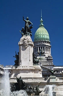 Buenos Aires Prints: Argentina, Buenos Aires. Palacio del Congreso