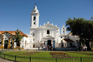 Images Dated 31st March 2012: Argentina. Buenos Aires. Recoleta. Basilica Nuestra Senora del Pilar on Plaza Francia