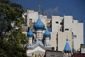 Images Dated 7th March 2010: Argentina, Capital city of Buenos Aires. Russian church dedicated to sailors