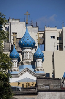 Roof Top Prints: Argentina, Capital city of Buenos Aires. Russian church dedicated to sailors
