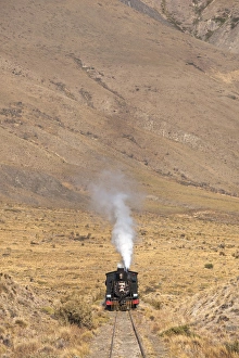 Images Dated 21st March 2009: ARGENTINA, Chubut Province, Esquel. La Trochita narrow gauge steam train, Old Patagonian