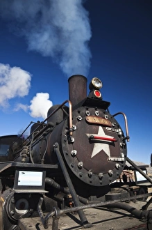 Steam Engine Prints: Argentina, Chubut Province, Nahuel Pan. La Trochita narrow gauge steam train, Old