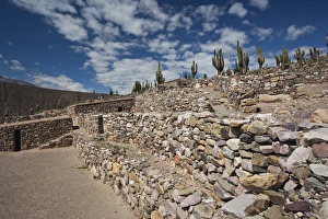 Inca Prints: ARGENTINA, Jujuy Province, Tilcara. Pre-columbian fortification Pucara de Tilcara