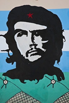 Images Dated 8th March 2009: Argentina, Jujuy Province, Tilcara. Che Guevara mural