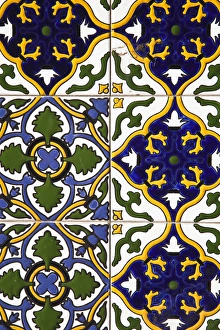 Images Dated 11th March 2009: ARGENTINA, Mendoza Province, Mendoza. Tilework detail, Plaza Espana