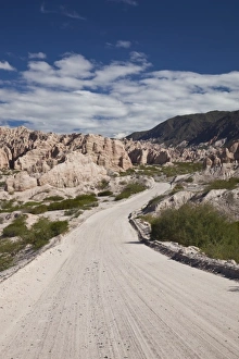 Dirt Road Prints: Argentina, Salta Province. Rocks and landscape, Corte de Ventisquero