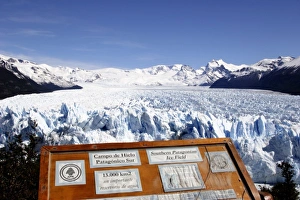 Point Prints: Argentina, Santa Cruz Province, Glaciers National Park. Perito Moreno Glacier