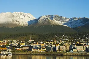 Images Dated 24th February 2014: Argentina. Tierra del Fuego. Ushuaia. Sunrise over the town