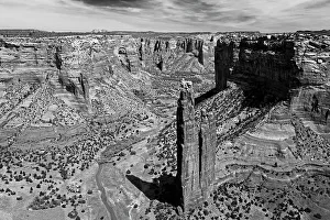 National Monument Prints: Arizona, Canyon de Chelly National Monument. Spider Rock