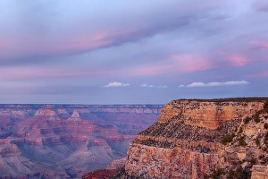 Arizona Prints: Arizona, Grand Canyon National Park, South Rim, Sunset