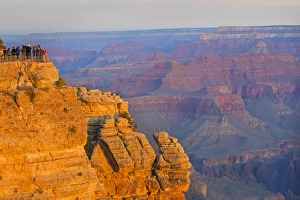 Arizona Prints: Arizona, Grand Canyon National Park, South Rim, Mather Point, Sunrise