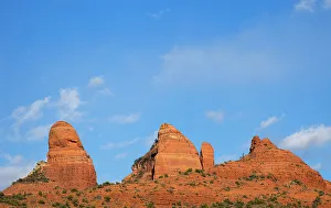 Sandstone Prints: Arizona, Sedona, Red Rock Country. Sandstone mainly of the Schnebly Hill Formation
