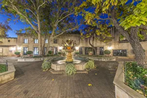 Illuminated Prints: Arizona, Sedona. Tlaquepaque at dawn