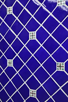 Mexican Prints: Arizona, USA. Mexican tile wall