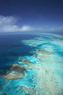 Arlington Reef, Great Barrier Reef Marine Park, North Queensland, Australia - aerial