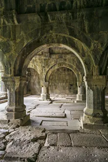 Armenia Prints: Armenia, Debed Canyon, Sanahin. Sanahin Monastery interior, 10th century