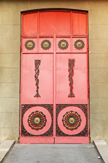 Armenia Prints: Armenia, Yerevan. Ornate doors
