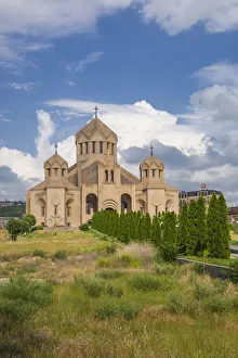 Place Prints: Armenia, Yerevan. Surp Grigor Lusavorich Cathedral interior