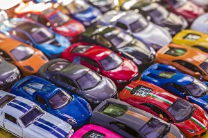 Armenia Prints: Armenia, Yerevan. Vernissage Market, toy cars