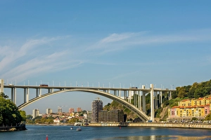 Images Dated 26th August 2024: Arrabida Bridge (Ponte da Arrabida) over the Douro River, Porto, Portugal