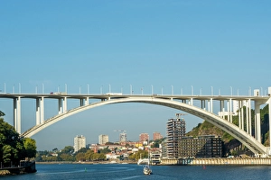 Images Dated 24th October 2024: Arrabida Bridge (Ponte da Arrabida) over the Douro River, Porto, Portugal