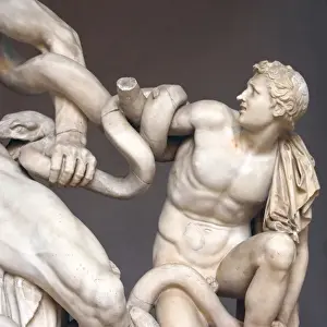 Art Greek. Hellenistic. Statue of Lacoon and his sons (Antiphates and Thymbraeus)