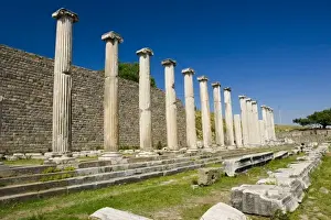 Important Prints: Asclepion (Sanctuary of Asclepius) of Pergamon (Pergamum / Bergama) Western Turkey