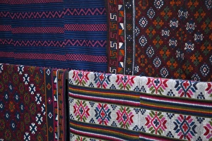Unique Prints: Asia, Bhutan, Bumthang. Textiles of Bhutan
