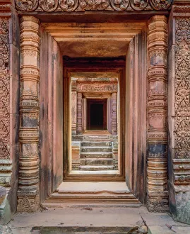 Entry Prints: Asia Cambodia, Angkor Wat Entryway