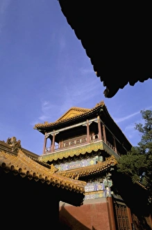 Dynasty Prints: Asia, China, Beijing, Forbidden City. Temple