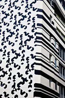 Images Dated 21st January 2010: Asia, China, Hong Kong. Modern black and white building in Hong Kong