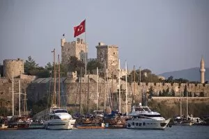 Images Dated 26th July 2007: Asia, Europe, Turkey, Bodrum. Castle of St. Peter aka Bodrum Castle