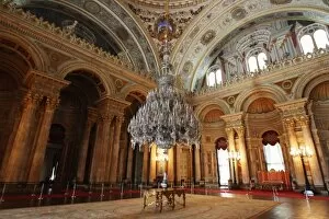 Asia, Europe, Turkey, Istanbul. The Ceremonial Hall in Dolmabahce Palace