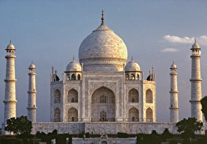 Uttar Pradesh Prints: Asia, India, Agra. Dawn is a magical time at the Taj Mahal