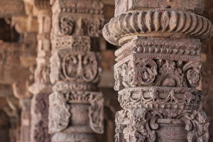 India Gallery: Asia. India. Column details at the Alai-Darwaza complex in New Dehli