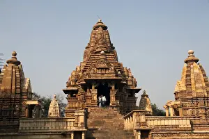 Deity Prints: Asia, India, Khajuraho. Lakshmana Temple at Khajuraho