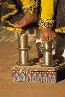 Images Dated 21st January 2014: Asia, India, Rajasthan, Jaipur, Folk dancers and musicians. Editorial Only