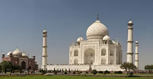 India Gallery: Asia, India. Taj Mahal. Multiframe Panoramic
