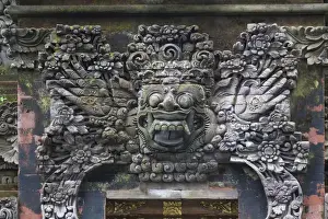 Images Dated 13th March 2014: Asia, Indonesia, Bali. Balinese stonecarving (soft, ashy, light gray volcanic sandstone