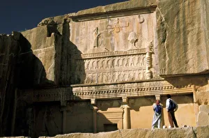 Back Pack Prints: Asia, Iran, Persepolis. Tomb
