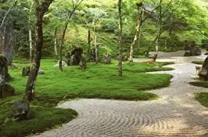 Asia, Japan, Fukuoka, Dazaifu, Komyoji Temple Garden