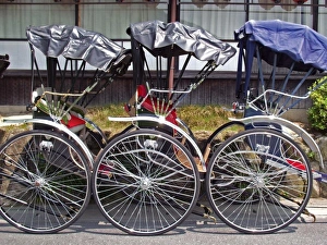 Images Dated 14th June 2006: Asia, Japan, Kyoto. Rickshaw