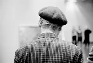 Watch Prints: Asia, Japan, Tokyo. Man with Beret, Tokyo Metro Art Space