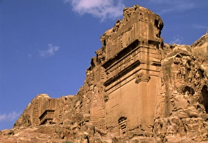 Petra Prints: Asia, Jordan, Petra. Tomb of Aneshu Facade