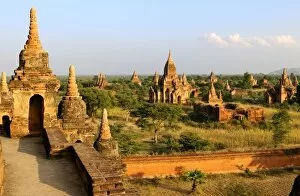 Images Dated 23rd December 2007: Asia, Myanmar (Burma), Bagan (Pagan). Various Bagan temples
