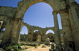 Syria Prints: Asia, Syria. St. Simeon Monastery
