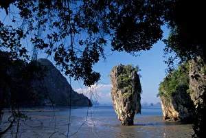 Karst Prints: Asia, Thailand, Ao Phangnga NP, coatline, Karst formations