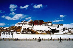 Adventure Travel Prints: Asia, Tibet, Lhasa, Potala Palace